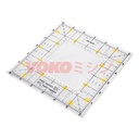 Square Quilting Template Set - Penggaris Pola Persegi 6 inch - QR-66IN