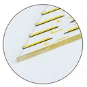 Quilting Ruler / Penggaris Patchwork Model Segitiga (QR-02)