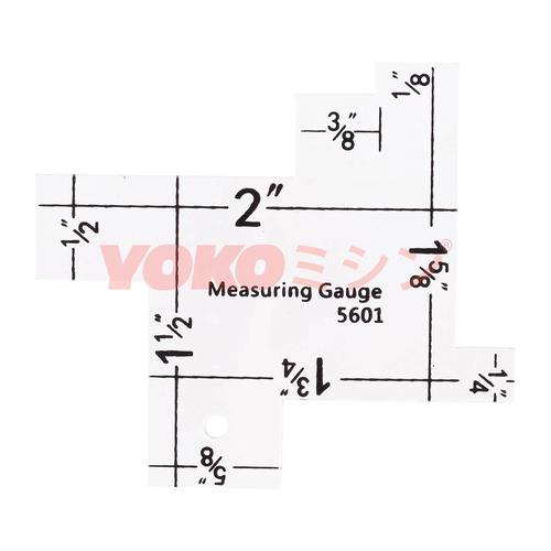 Penggaris Pengukur Tepi Kampuh / Seam Gauge Ruler - YOKO (5601)