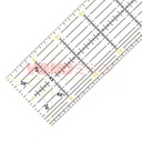 Quilting Ruler / Penggaris Jahit - 45 x 10 cm YOKO (AC-1045)