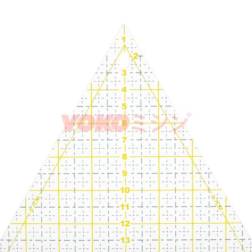 Quilting Ruler / Penggaris Patchwork Model Segitiga (MT-6020)