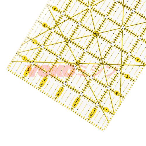 Quilting Ruler / Penggaris Quilting 12 x 6 Inch - YOKO (QR-06)