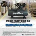 Kompresor angin 10 hp kosongan Multipro VBCU 1200/300 Original