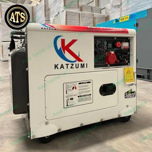 genset silent diesel 5000 watt 3 phase Katzumi KZ10000US3