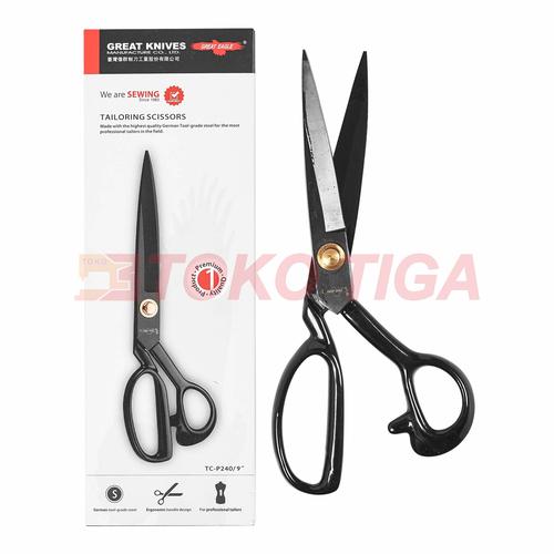 Gunting Bahan Kain Tailor Taiwan TC-P240-9 inch Merek GREAT KNIVES