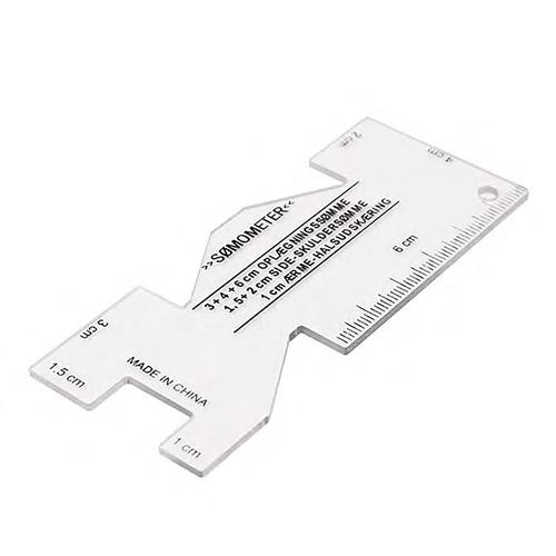Penggaris Pengukur Tepi / Sewing Gauge Ruler - QR-0909 / KL Ruler