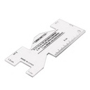 Penggaris Pengukur Tepi / Sewing Gauge Ruler - QR-0909 / KL Ruler