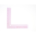 Quilting Ruler / Penggaris Quilting Siku 8 Inch & 16 cm - 5808