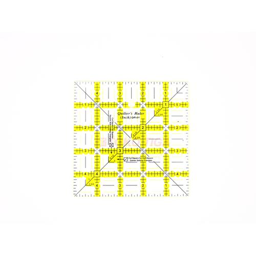 Quilting Ruler / Penggaris Quilting Patchwork 5 x 5 inch - QR-01