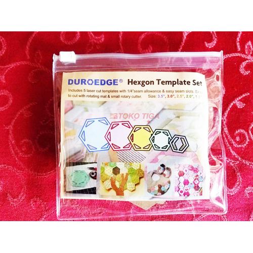 Quilting Template / Penggaris Patchwork - Persegi 6/Hexagon - RN-5560