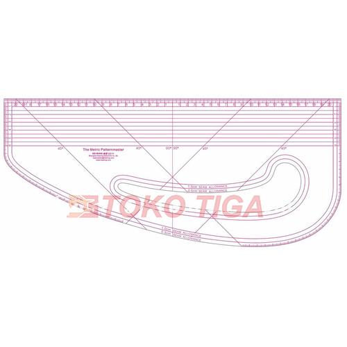 Penggaris Jahit/Menjahit/Busana - Quilting Ruler 60cm - 8511/6511