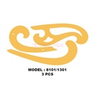 Penggaris Pola Busana / French Curves Ruler - Model 8101/1301 (3 Pcs)
