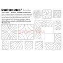 Quilting Ruler / Penggaris Pola Patchwork - Model Bulat Oval - KT-3456