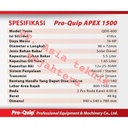 Mesin bajak sawah cultivator tiller traktor diesel apex1500