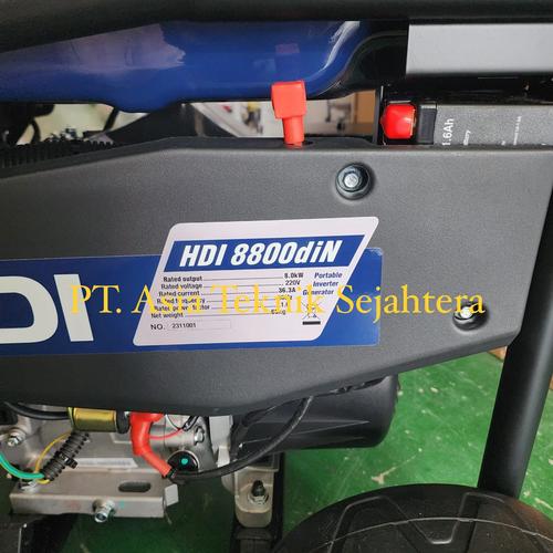 Genset 10 kva inverter semi silent HDI8800 HDI 8800 heavy duty