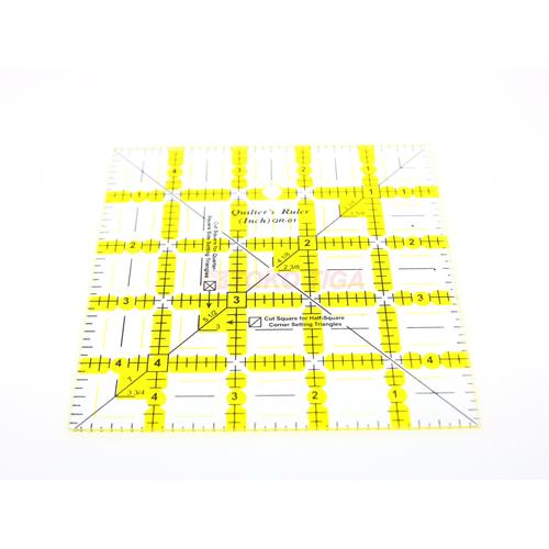 Quilting Ruler / Penggaris Quilting Patchwork 5 x 5 inch - QR-01