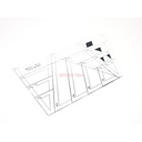 Quilting Ruler / Penggaris Patchwork -Model Trapesium/Segitiga QR0906