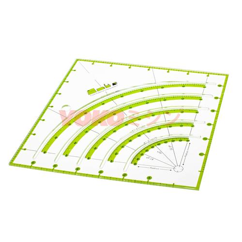Penggaris Jahit Pola Quilting - Non Slip Circle Cutter 8 (KT-90)