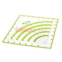 Penggaris Jahit Pola Quilting - Non Slip Circle Cutter 8 (KT-90)