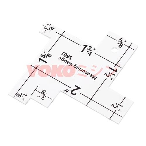 Penggaris Pengukur Tepi Kampuh / Seam Gauge Ruler - YOKO (5601)