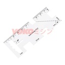 Penggaris Pengukur Tepi Kampuh / Seam Gauge Ruler - YOKO (5732)