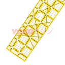 Quilting Ruler / Penggaris Quilting 12,5 x 2,5 Inch - YOKO (QR-03)