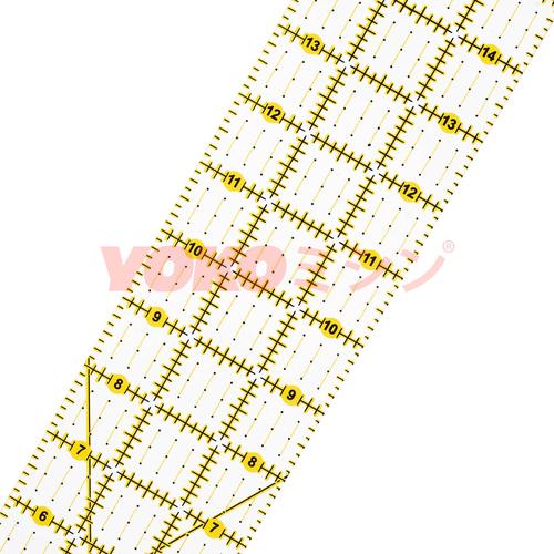Quilting Ruler / Penggaris Quilting 18 x 3 Inch - YOKO (QR-05)