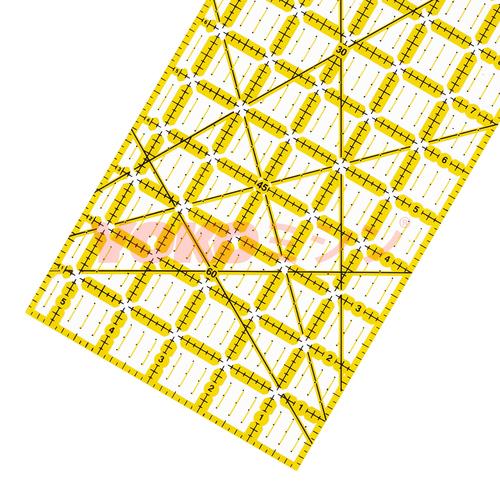 Quilting Ruler / Penggaris Quilting 16 x 5,5 Inch - YOKO (QR-04)
