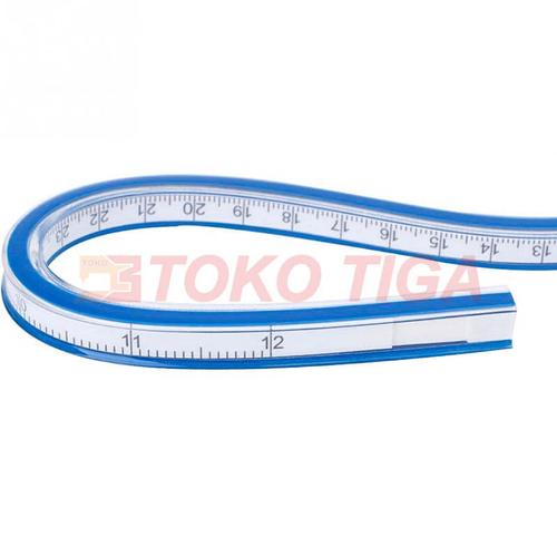 Penggaris Flexible Curve Ruler / Flexi Elastic /Quilters 60 cm (CT-60)