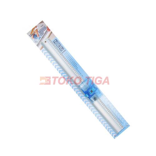 Penggaris Jahit/Menjahit-DAFA Mount Cutter 60cm Aluminium Ruler - 2071