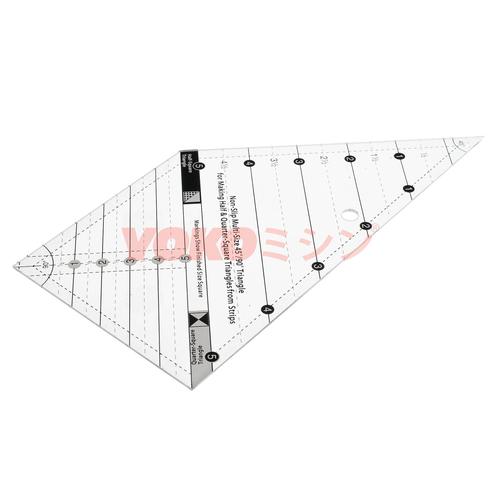 Penggaris Jahit Quilting - Multi Size 45/90 Derajat Segitiga (MS-05)