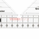 Penggaris Jahit Pola Patchwork - 90 Degree Double-Strip Ruler (MSW-02)