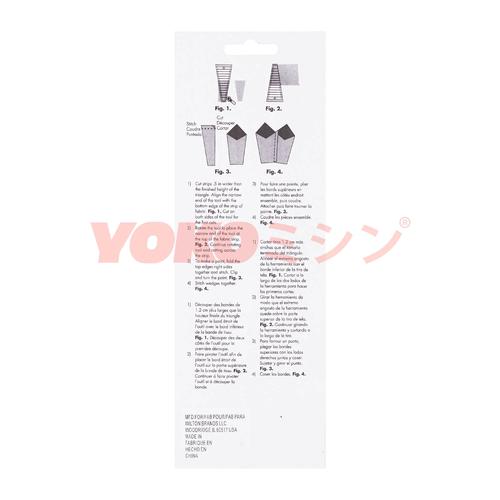 Quilting Ruler / Penggaris Patchwork Dresden Segitiga 8 Inch (EZ-01)