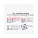 Square Quilting Template Set - Penggaris Pola Persegi 6 inch - QR-66IN