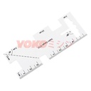 Penggaris Pengukur Tepi Kampuh / Seam Gauge Ruler - YOKO (5732)