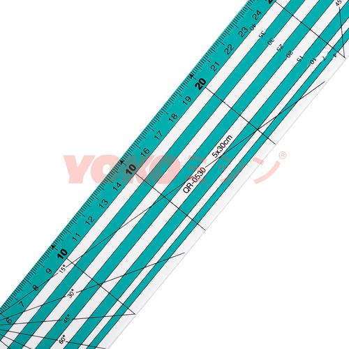 Quilting Ruler / Penggaris Jahit - YOKO 30 x 5 cm (QR-0530)