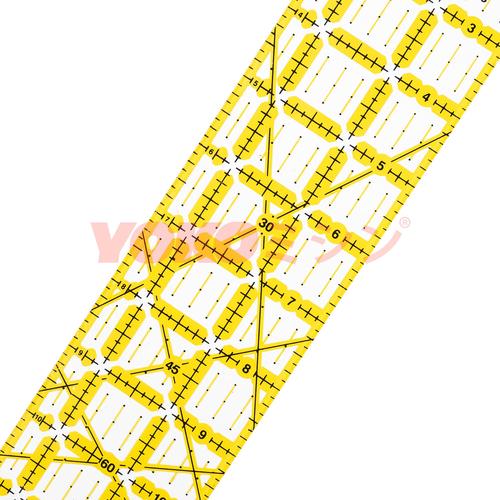 Quilting Ruler / Penggaris Quilting 12,5 x 2,5 Inch - YOKO (QR-03)