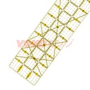 Quilting Ruler / Penggaris Quilting 18 x 3 Inch - YOKO (QR-05)