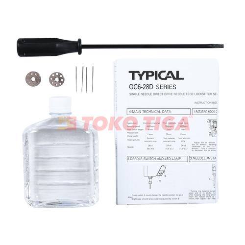 TYPICAL GC 6-28D - Mesin Jahit Jarum 1 Servo Direct Drive Industrial
