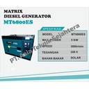 GENSET SILENT MATRIX MT6800 ES