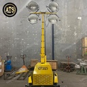 Mobile Lightning Tower 4 x 1000 watt model trailer heavy duty TIGON