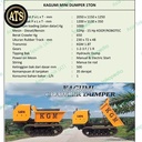 Mini Dumper Crawler 1 Ton Kagumi