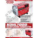 Genset silent diesel 6000 watt KOHL7000