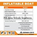 Perahu Karet Matsumoto MIB-400 R Kapasitas 8+1 Orang