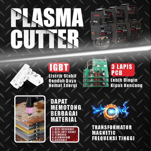 MESIN LAS PLASMA CUT AIPOWER CUT 40 CUTTING PLASMA HEAVY DUTY