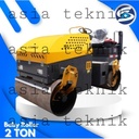 Mesin Baby Roller Double Drum 2 Ton Pemadat Aspal