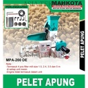 Mesin Pembuat Pakan Pelet Apung / Mesin Pelet Ternak MAHKOTA MPA-200DE