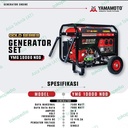 Genset 7500 watt Yamamoto YMG 10000 NDD Gold Series