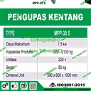 Mesin Pengupas Kentang 2000 kg per jam