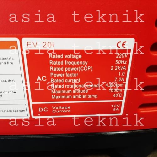 Genset silent inverter honda 2000 watt